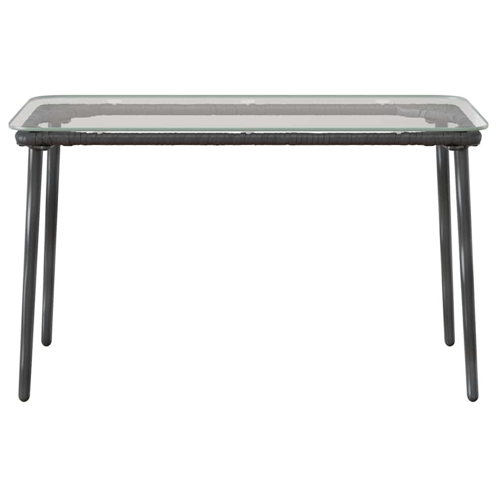 Stol za vrt Crna 80 x 40 x 45 cm poliratan
