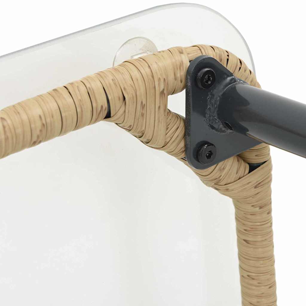 Stol za vrt Prirodna 80 x 40 x 45 cm poliratan