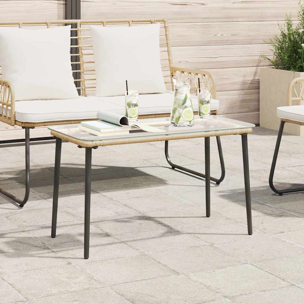 Stol za vrt Prirodna 80 x 40 x 45 cm poliratan