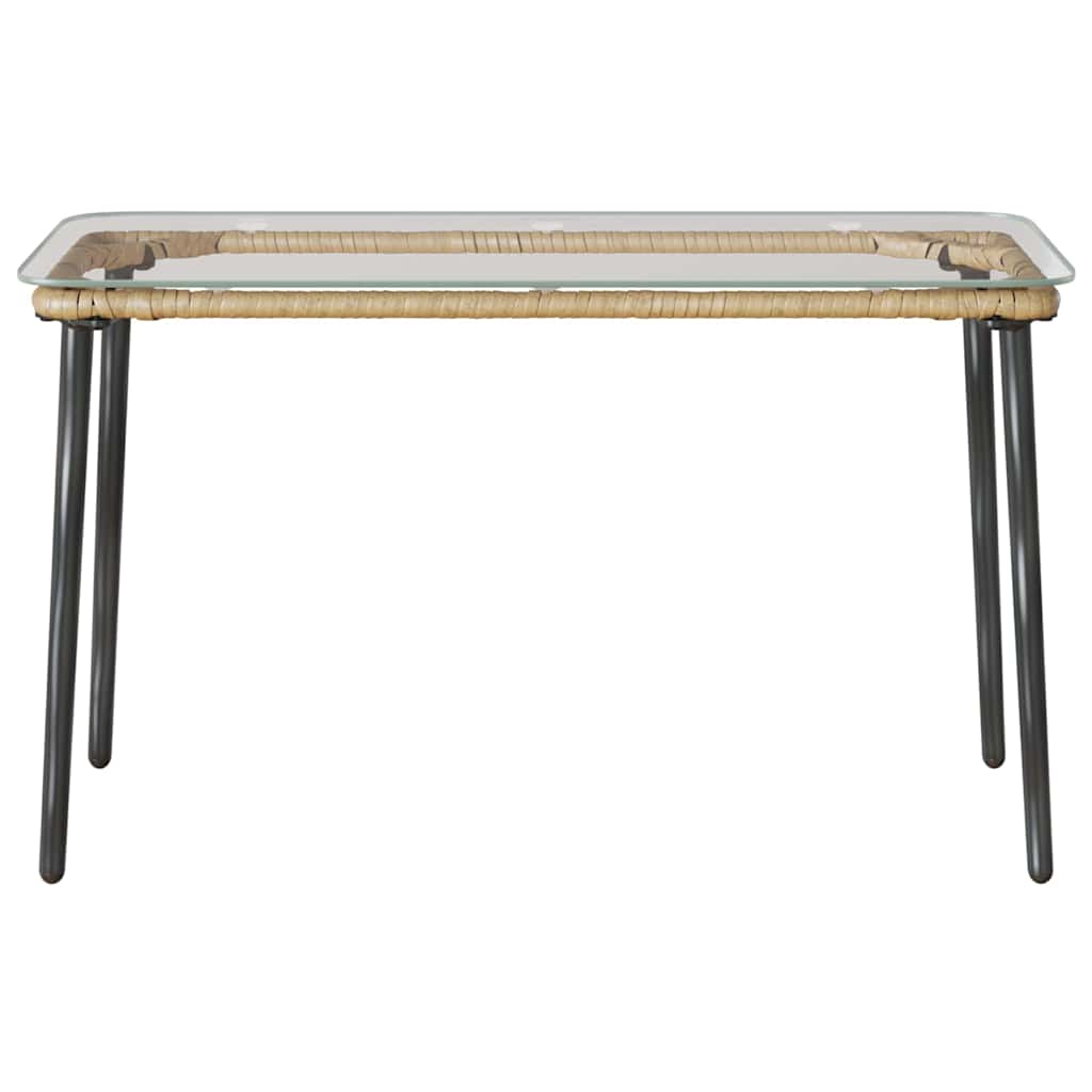 Stol za vrt Prirodna 80 x 40 x 45 cm poliratan