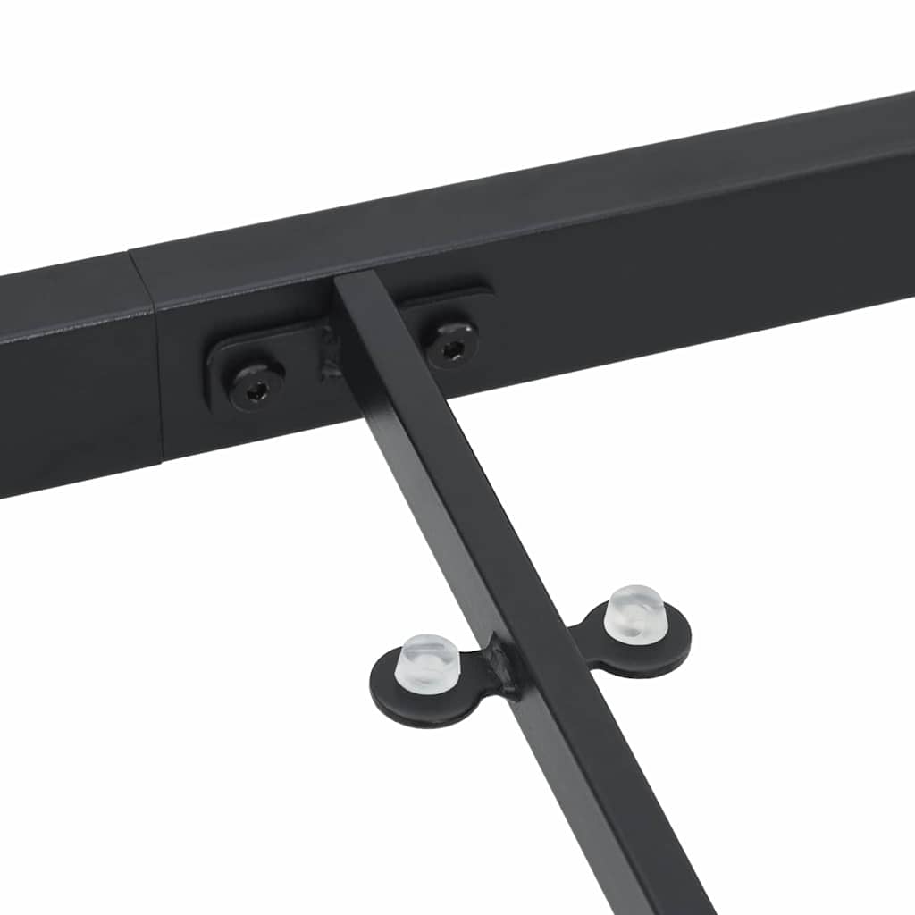 Stol za vrt Crna 140 x 70 x 73 cm Metal
