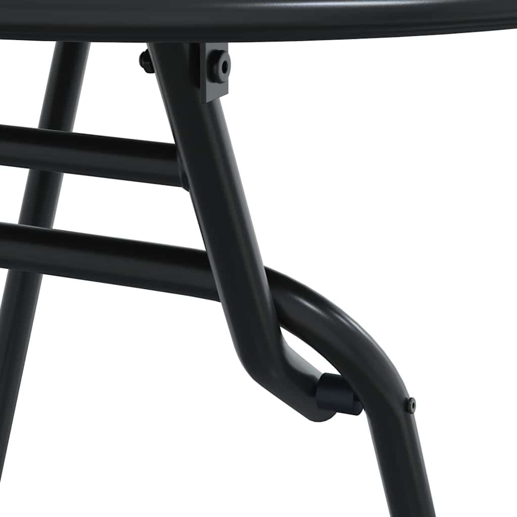 Bistro set za vrt 3 pcs Antracit Čelik