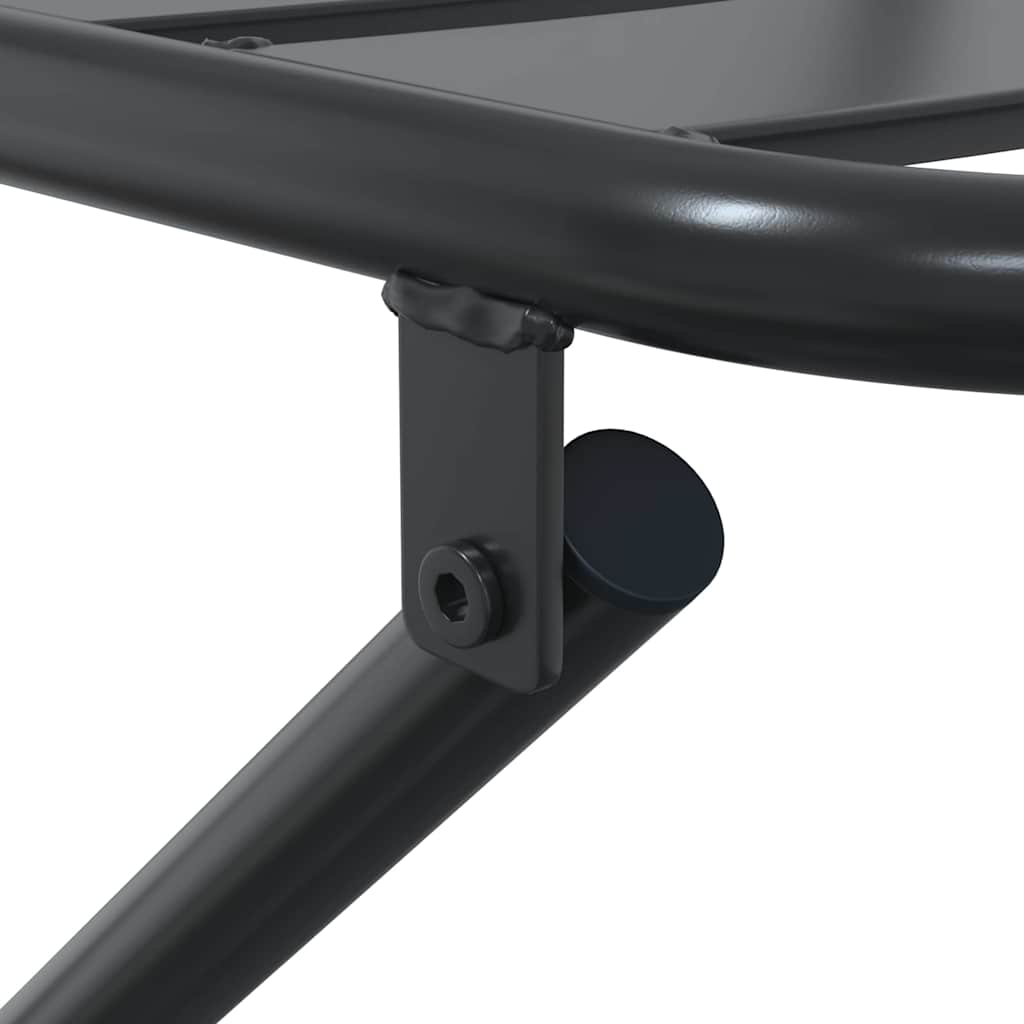 Bistro set za vrt 3 pcs Antracit Čelik