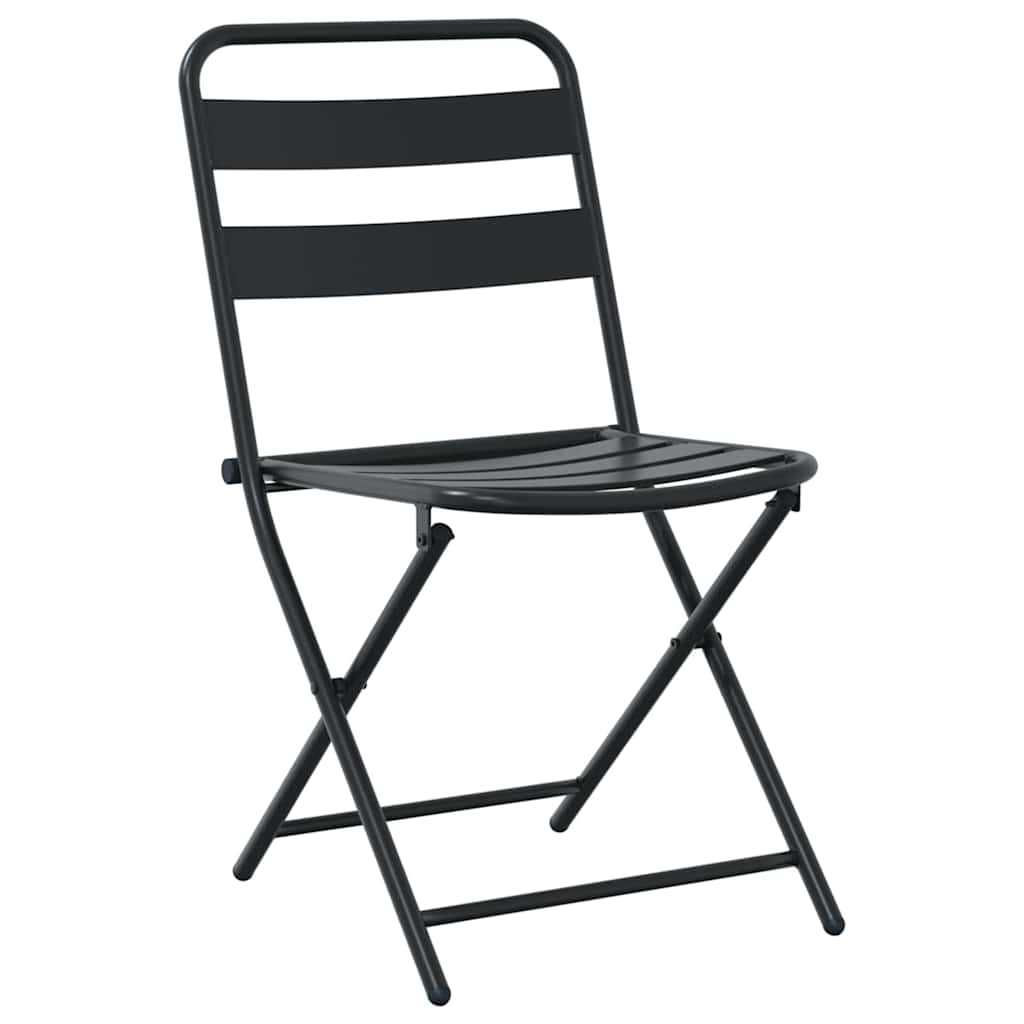 Bistro set za vrt 3 pcs Antracit Čelik