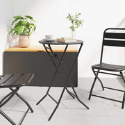 Stol za vrt Antracit 50 x 50 x 72 cm Metal