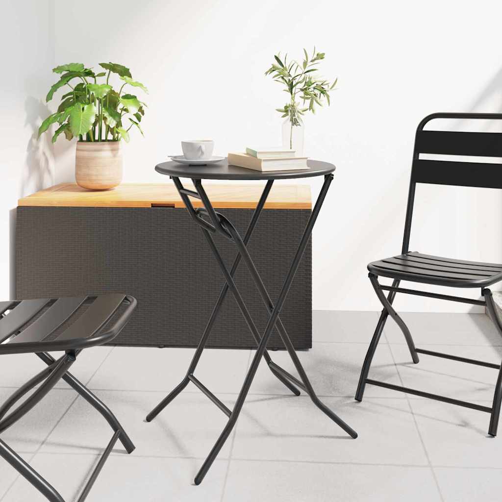 Stol za vrt Antracit 50 x 50 x 72 cm Metal