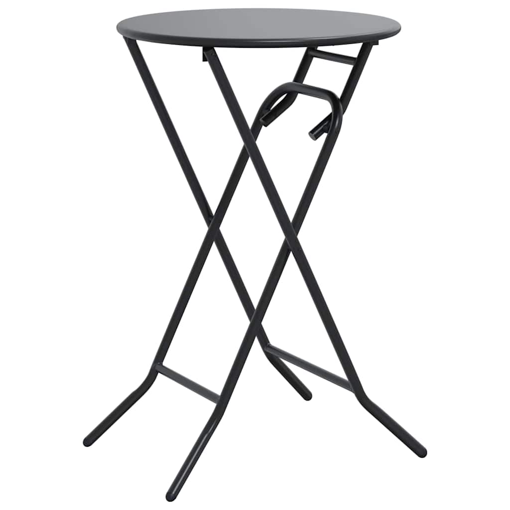 Stol za vrt Antracit 50 x 50 x 72 cm Metal