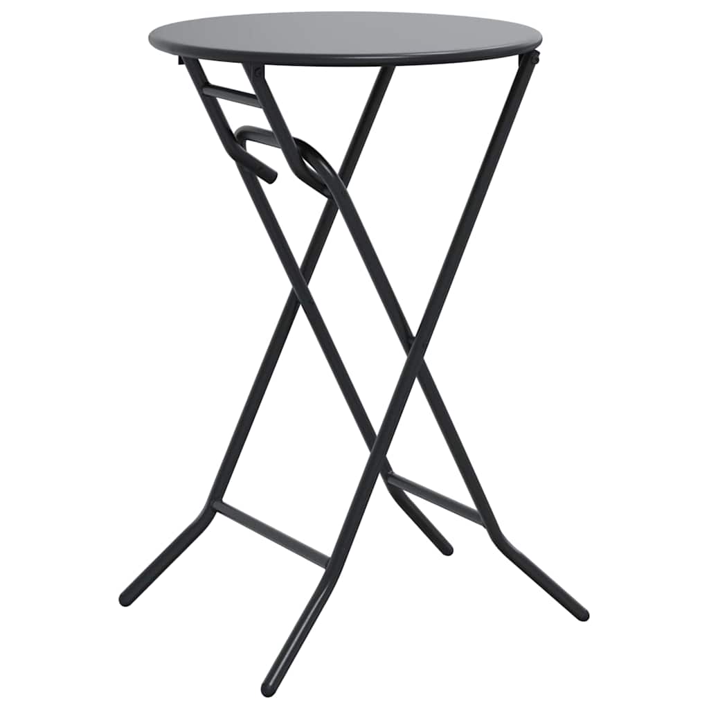 Stol za vrt Antracit 50 x 50 x 72 cm Metal