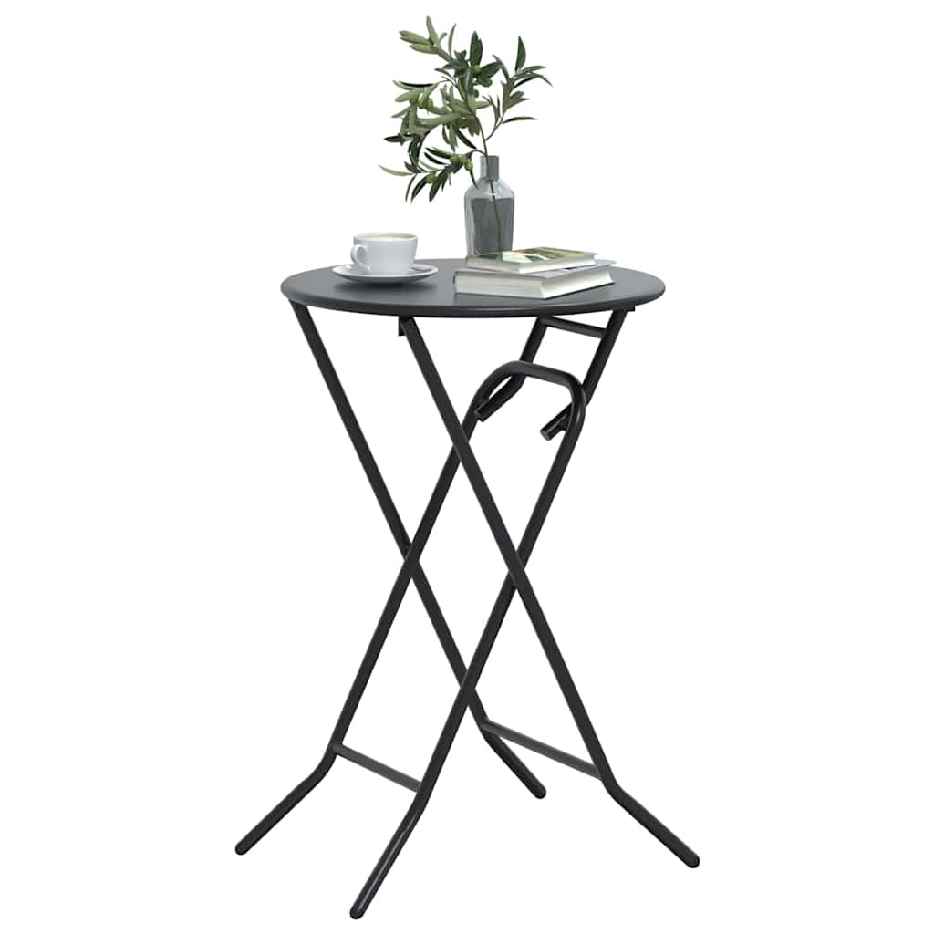 Stol za vrt Antracit 50 x 50 x 72 cm Metal