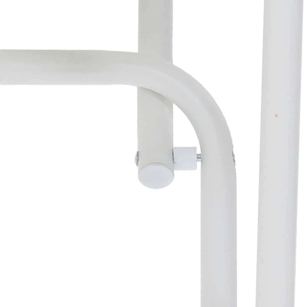 Stol za vrt Bijelo 50 x 50 x 72 cm Metal