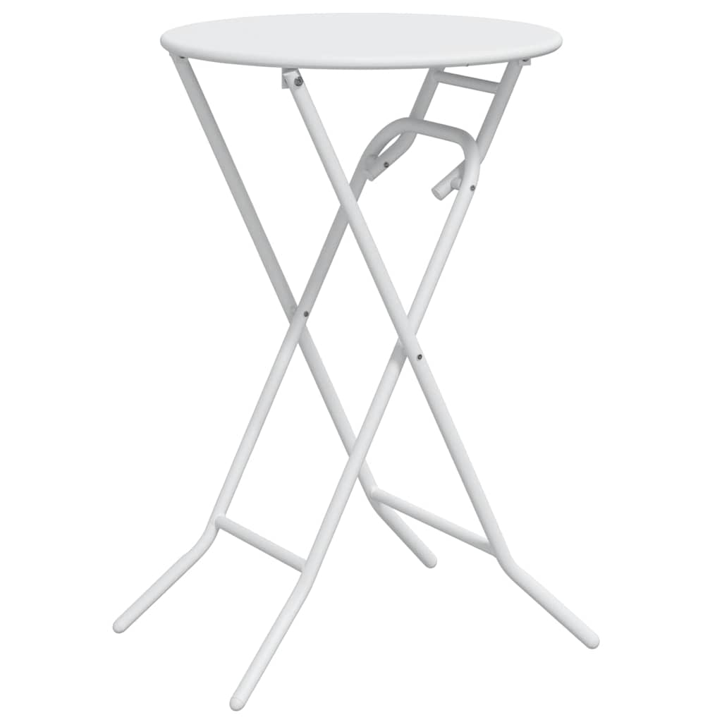 Stol za vrt Bijelo 50 x 50 x 72 cm Metal