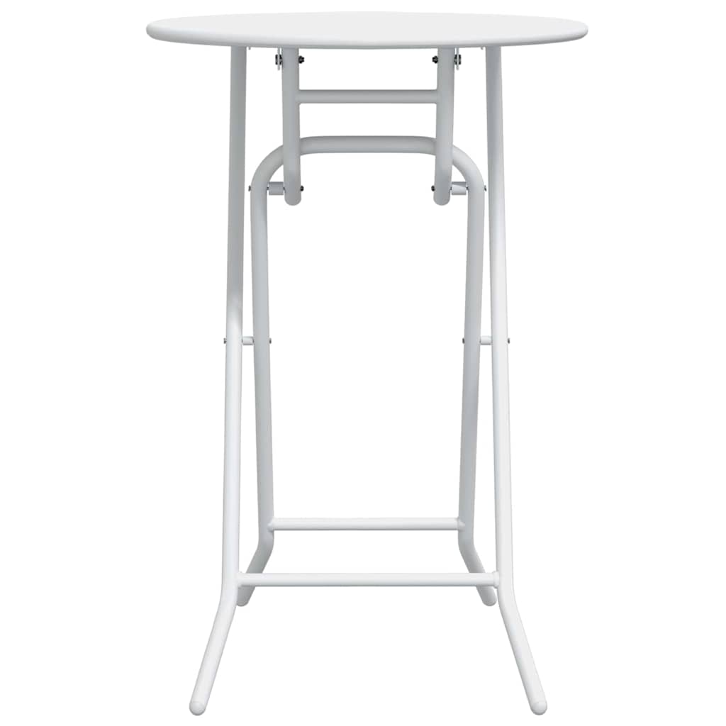 Stol za vrt Bijelo 50 x 50 x 72 cm Metal