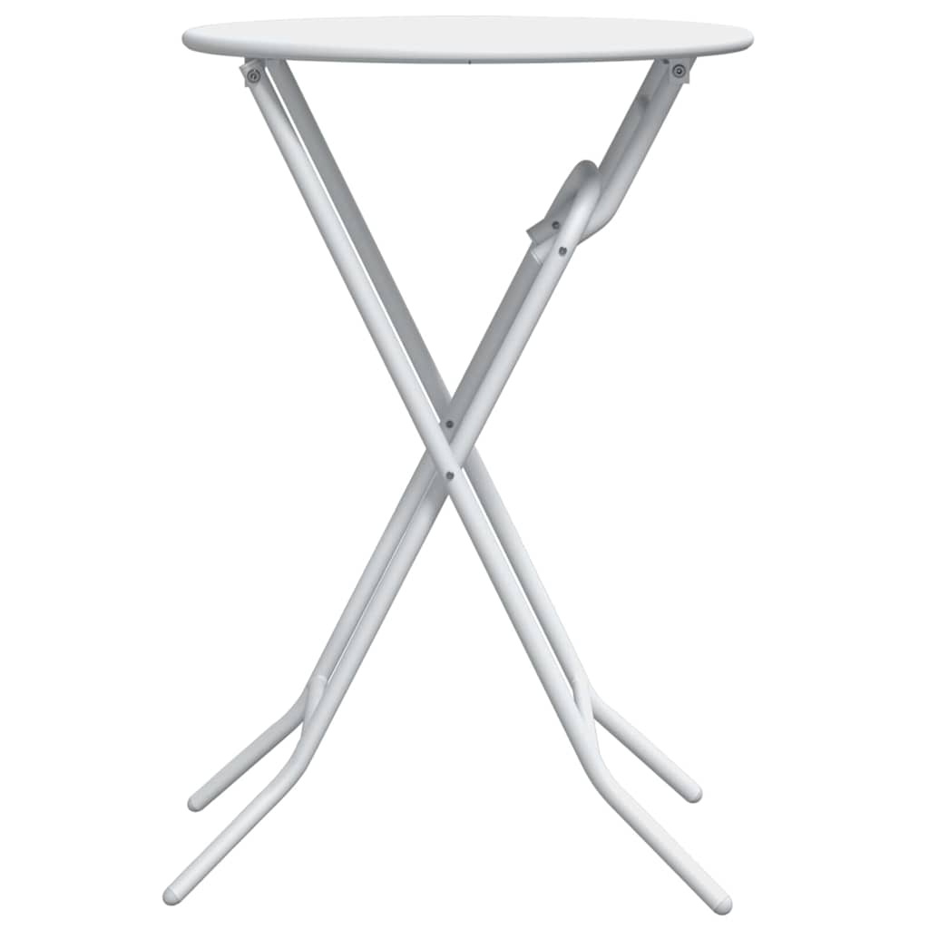 Stol za vrt Bijelo 50 x 50 x 72 cm Metal
