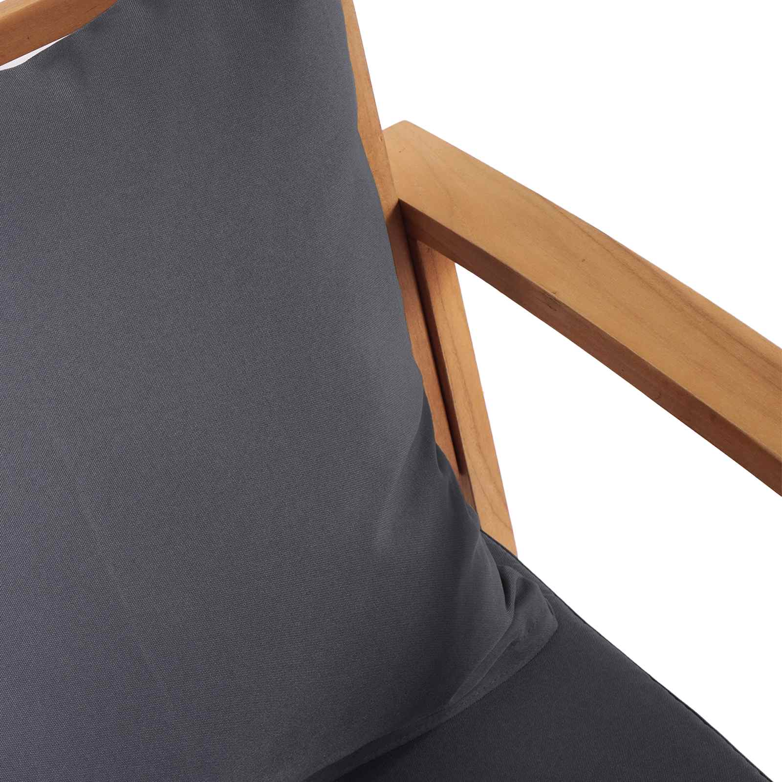 Sjedeća garnitura za vrt 4 pcs Prirodna Čvrsto teak drvo