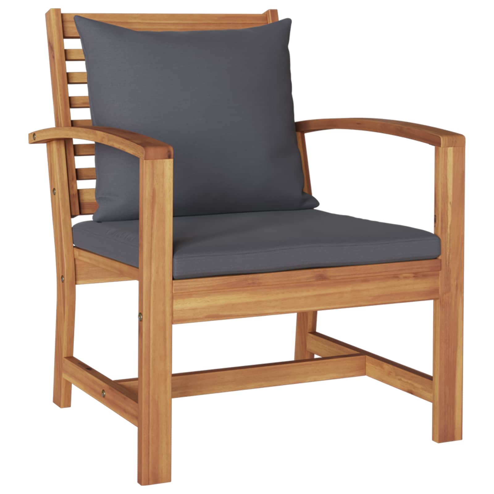 Sjedeća garnitura za vrt 5 pcs Prirodna Čvrsto teak drvo