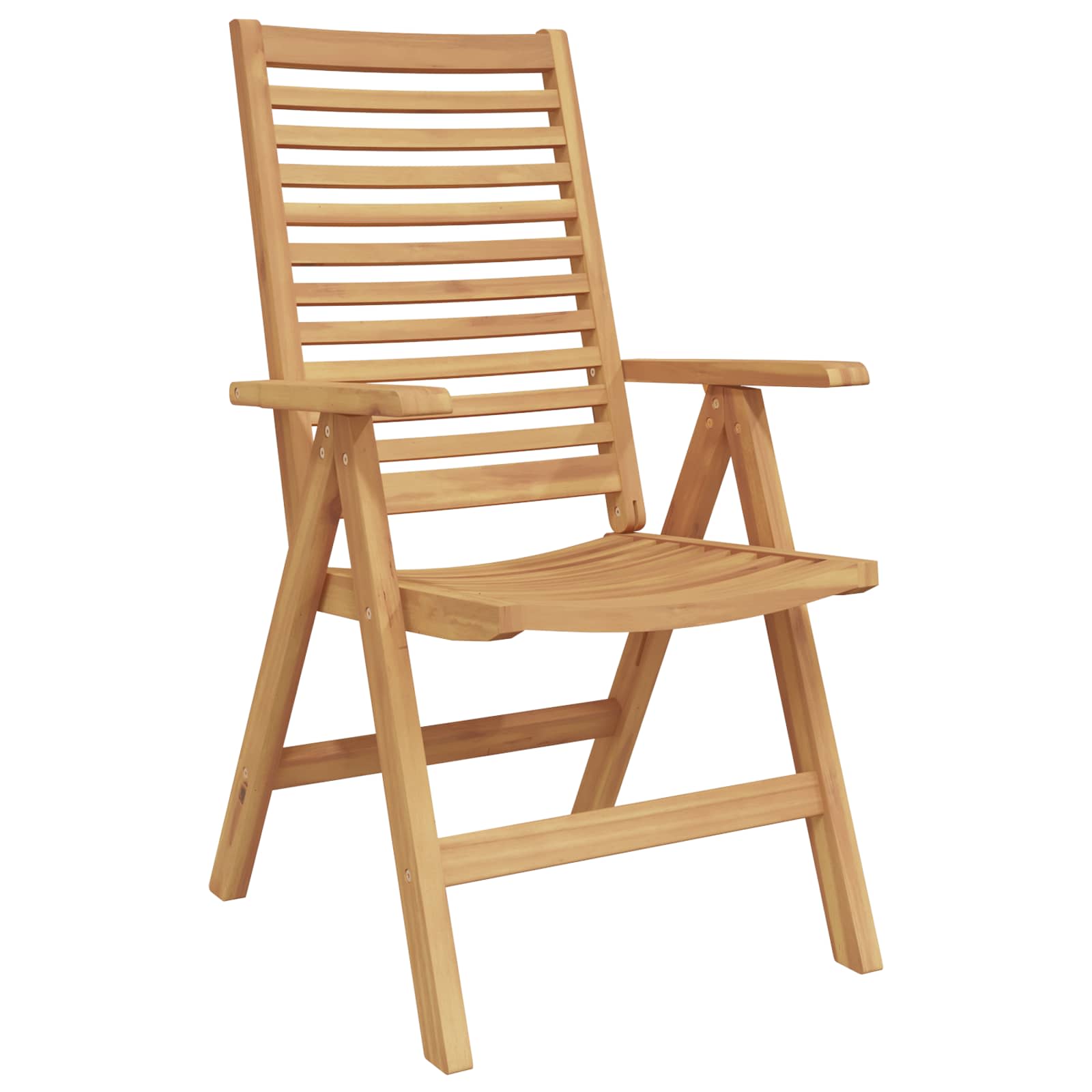 Vrtni set za objed 5 pcs Smeđa Čvrsto teak drvo