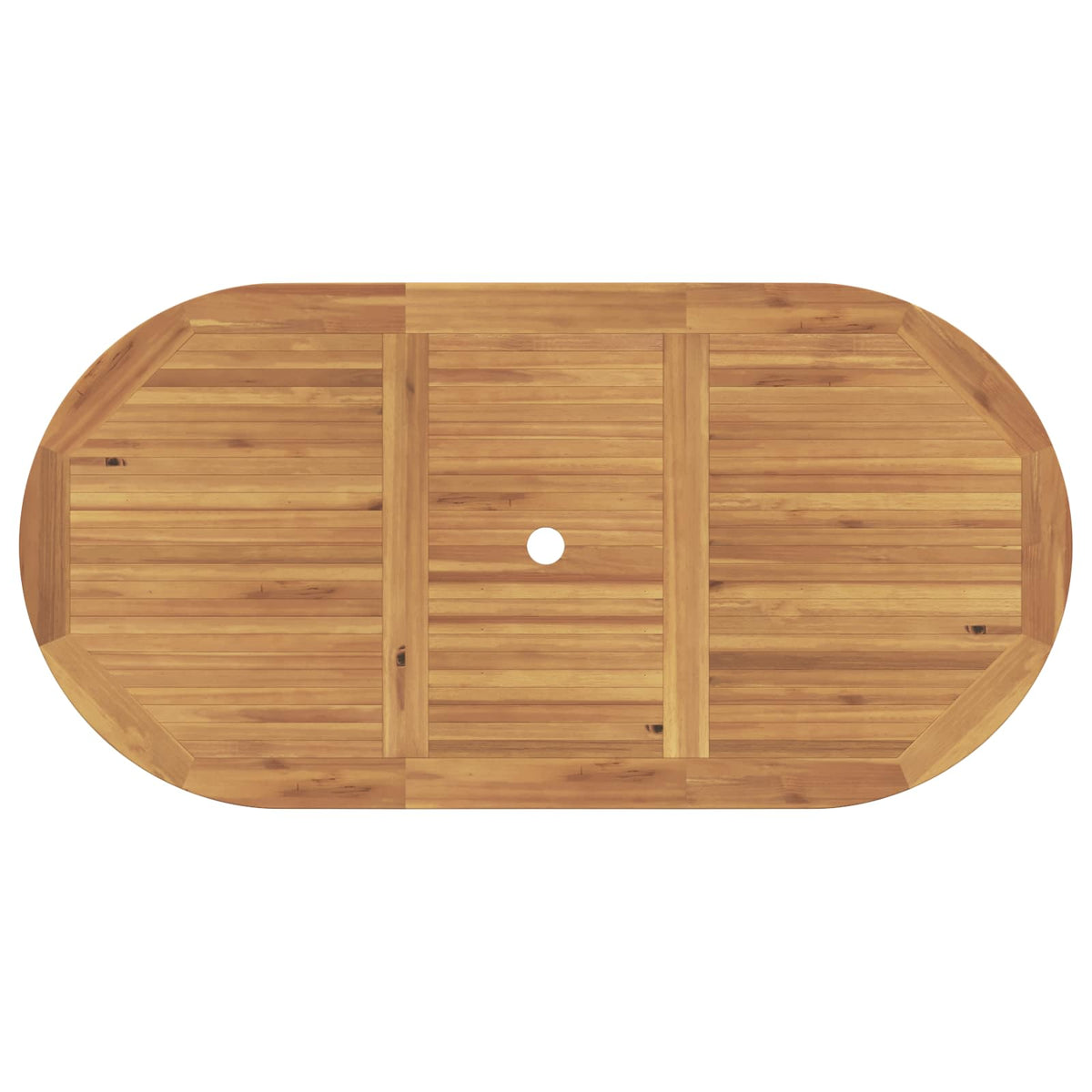 Vrtni set za objed 5 pcs Smeđa Čvrsto teak drvo