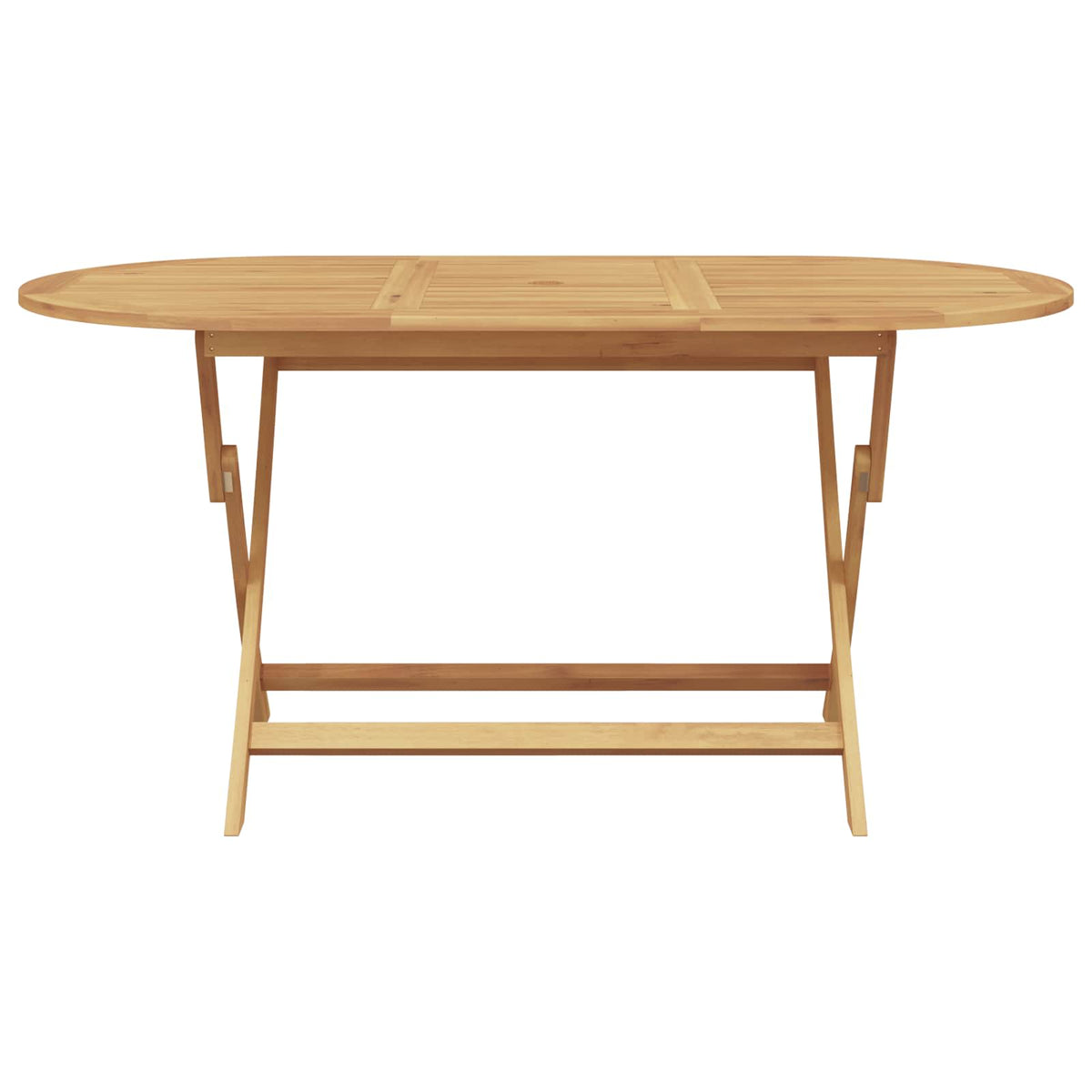 Vrtni set za objed 7 pcs Smeđa Čvrsto teak drvo