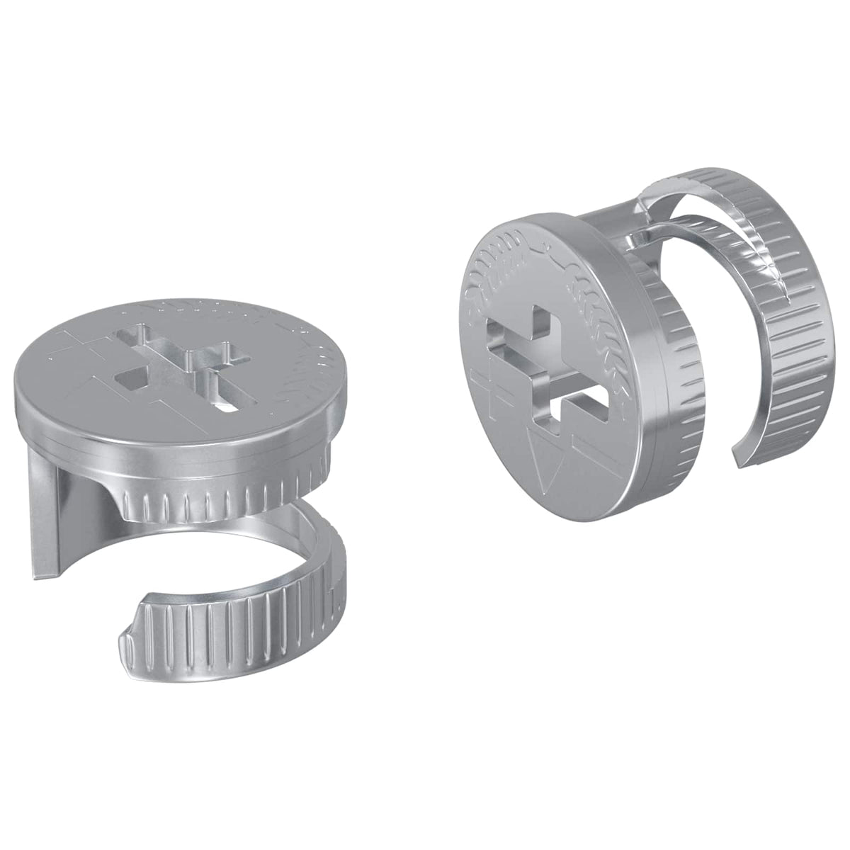 Matične zakovice 2 pcs Srebrno 12 x 10 mm Metal