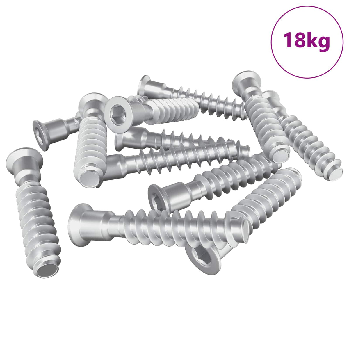 Vijak sa kapicom 2900 pcs Srebrno Čelik