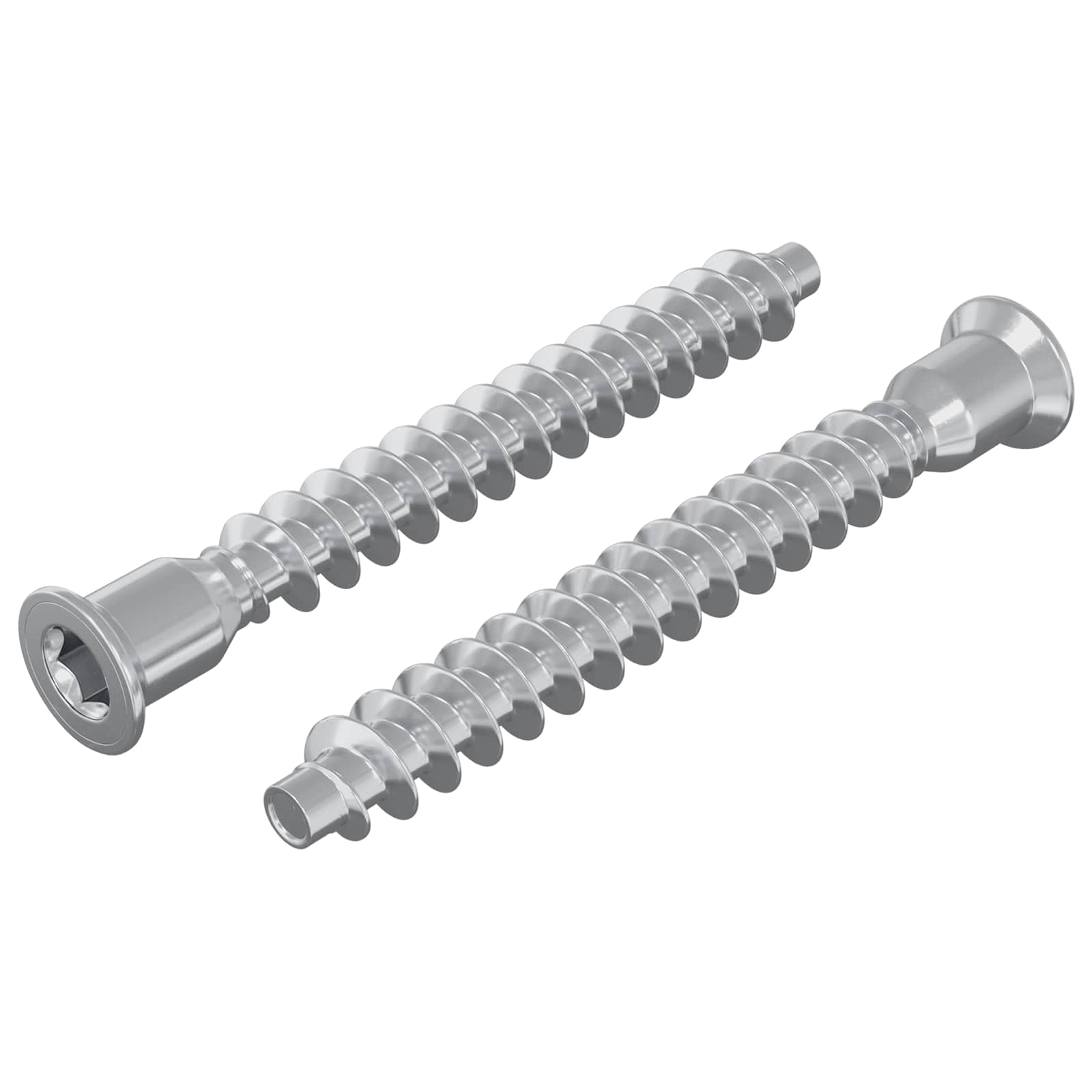 Potvrđivački vijci 2 pcs Srebrno Ø7 x 58 mm Metal