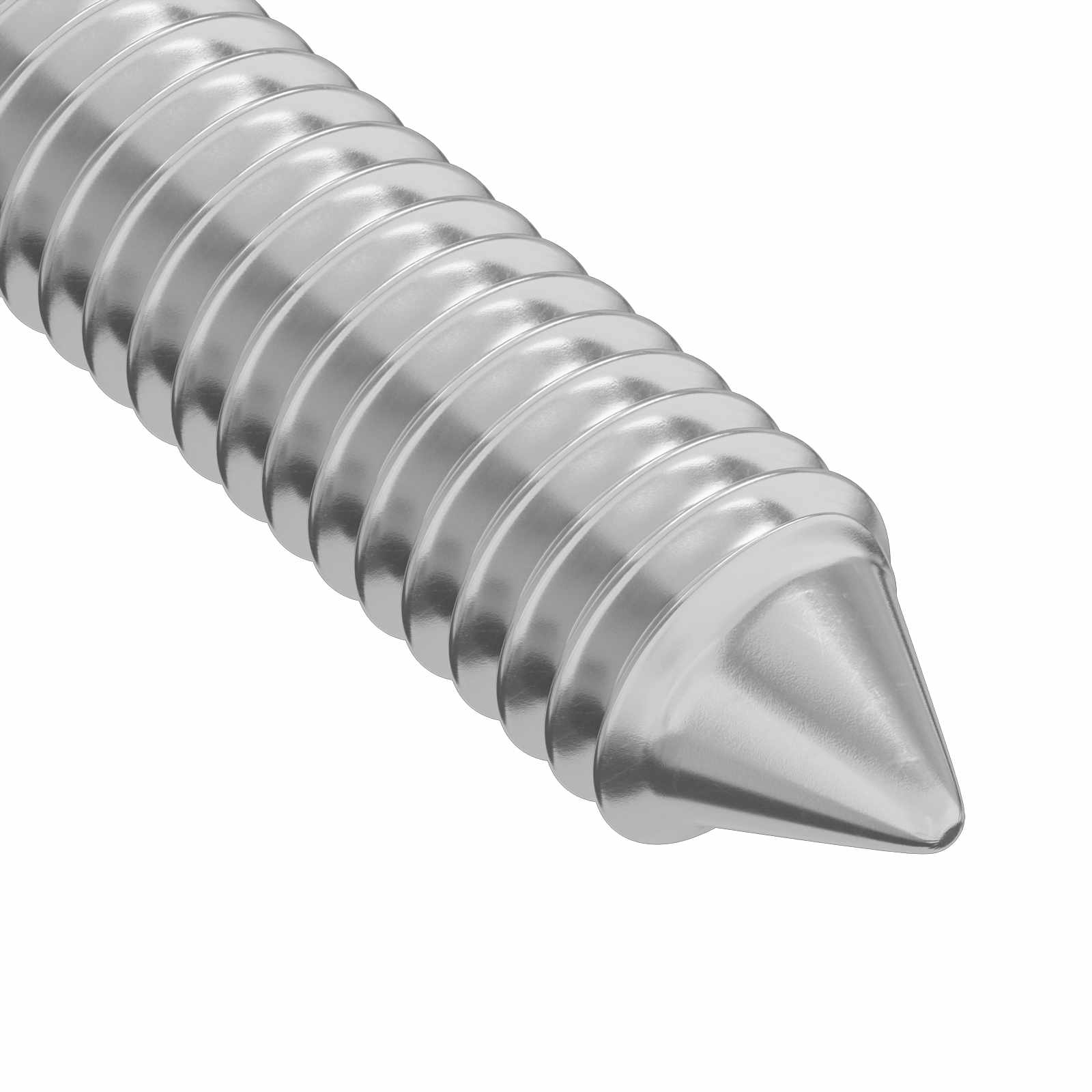 Vijak 2 pcs Srebrno M6 x 50 mm Čelik