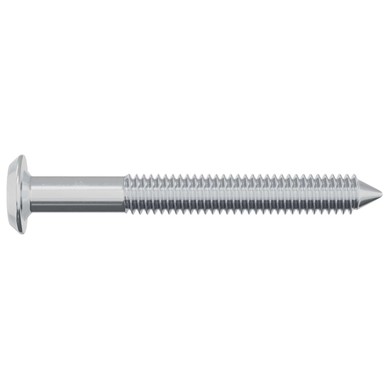 Vijak 2 pcs Srebrno M6 x 50 mm Čelik