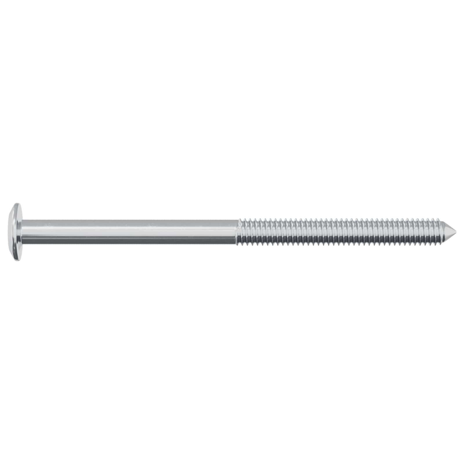 Vijak 2 pcs Srebrno M6 x 85 mm Čelik