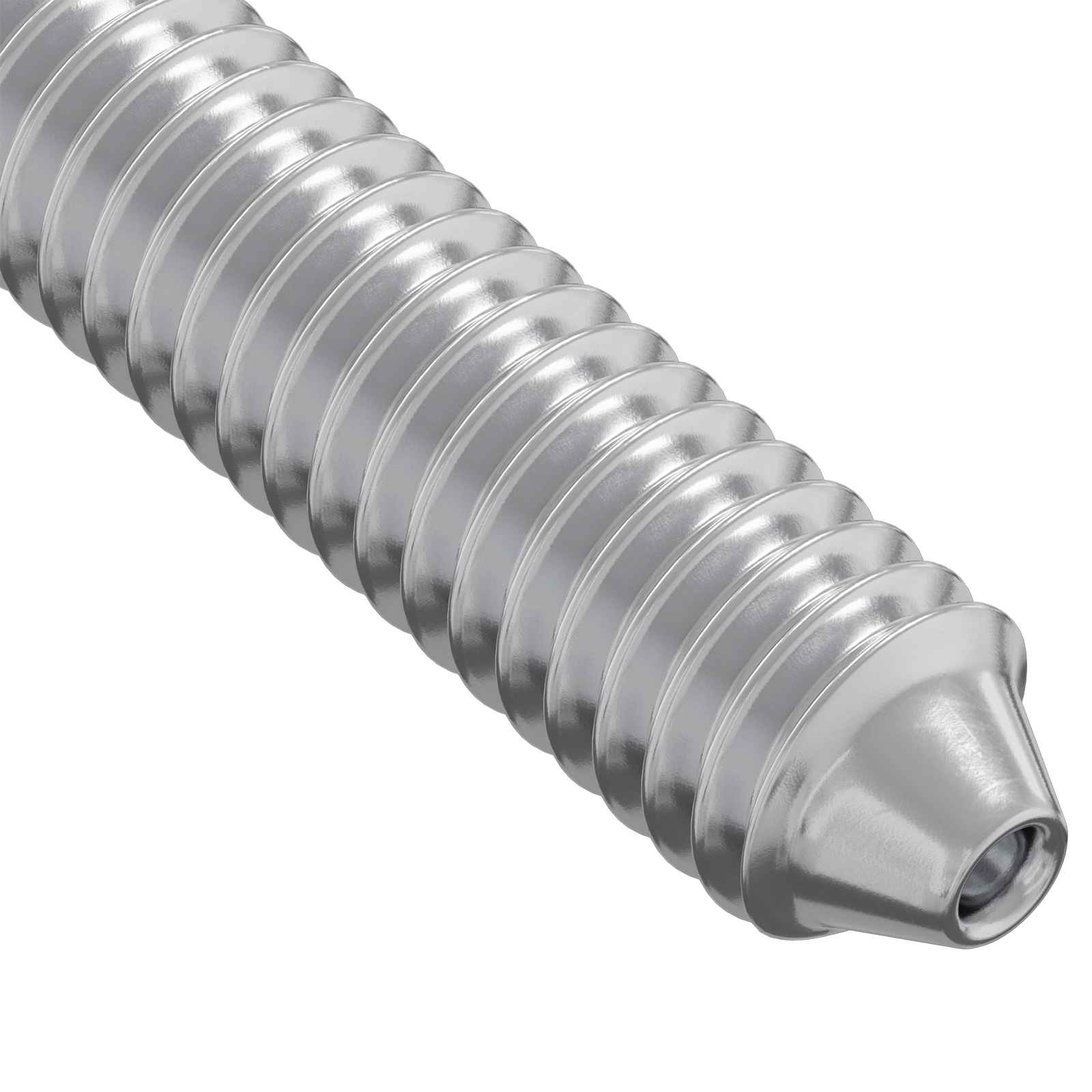 Vijak 2 pcs Srebrno M6 x 120 mm Čelik