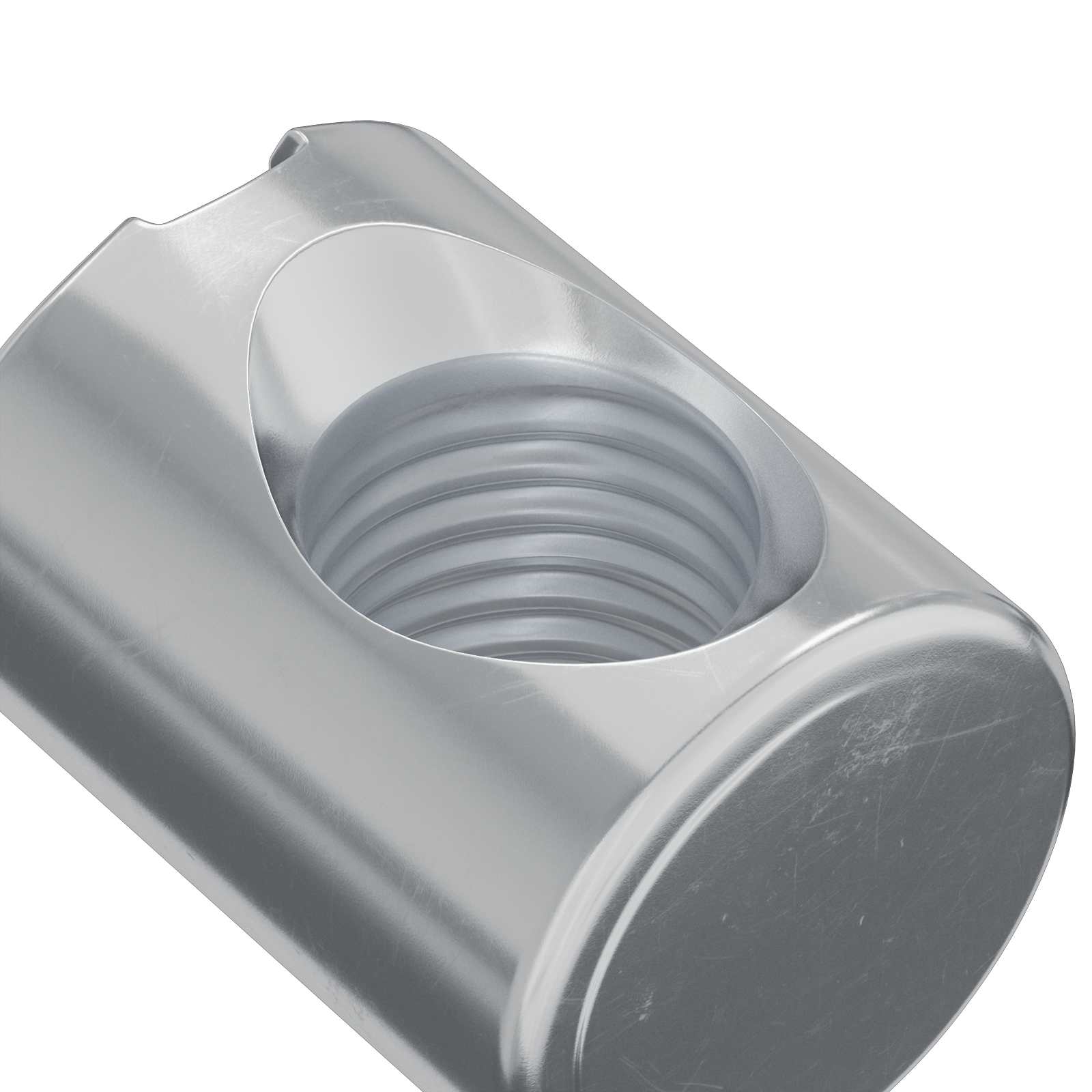 Bačvaste matice 2 pcs Srebrno M6 x 13 mm Metal