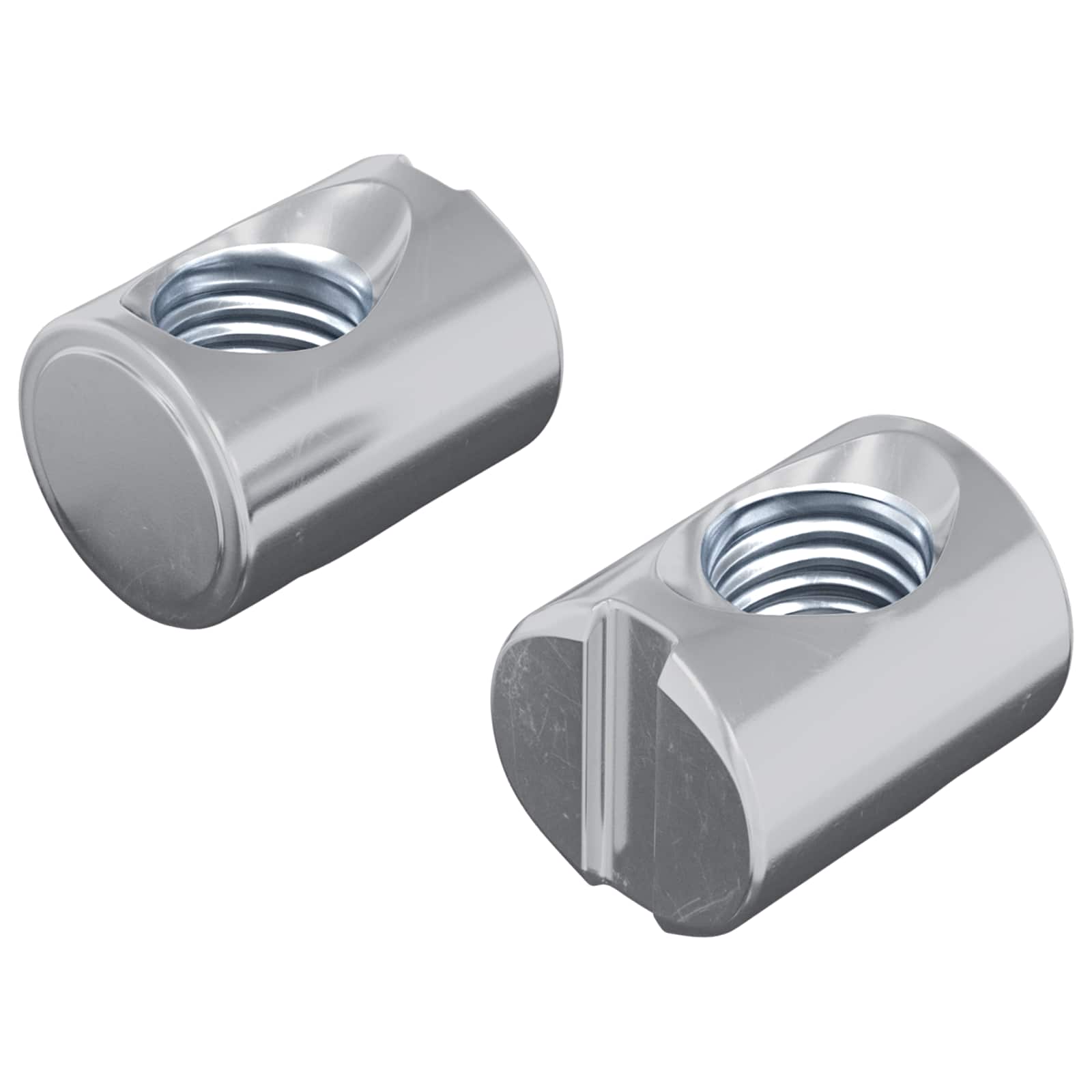 Barrel matica 2 pcs Srebrno M6 x 13 mm Željezo