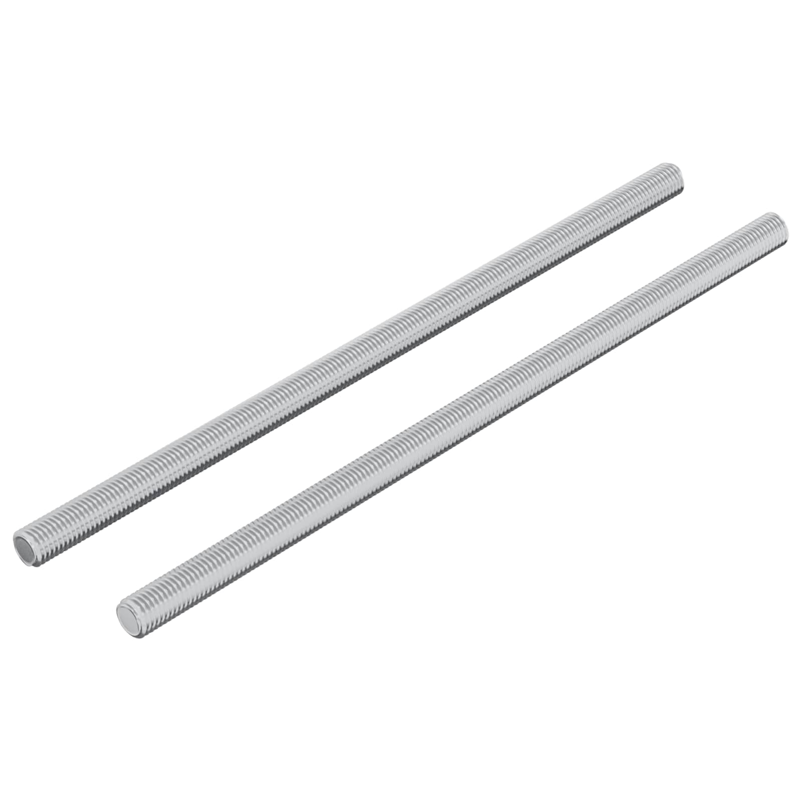 Navojni štap 2 pcs Srebrno 6 x 135 mm Čelik