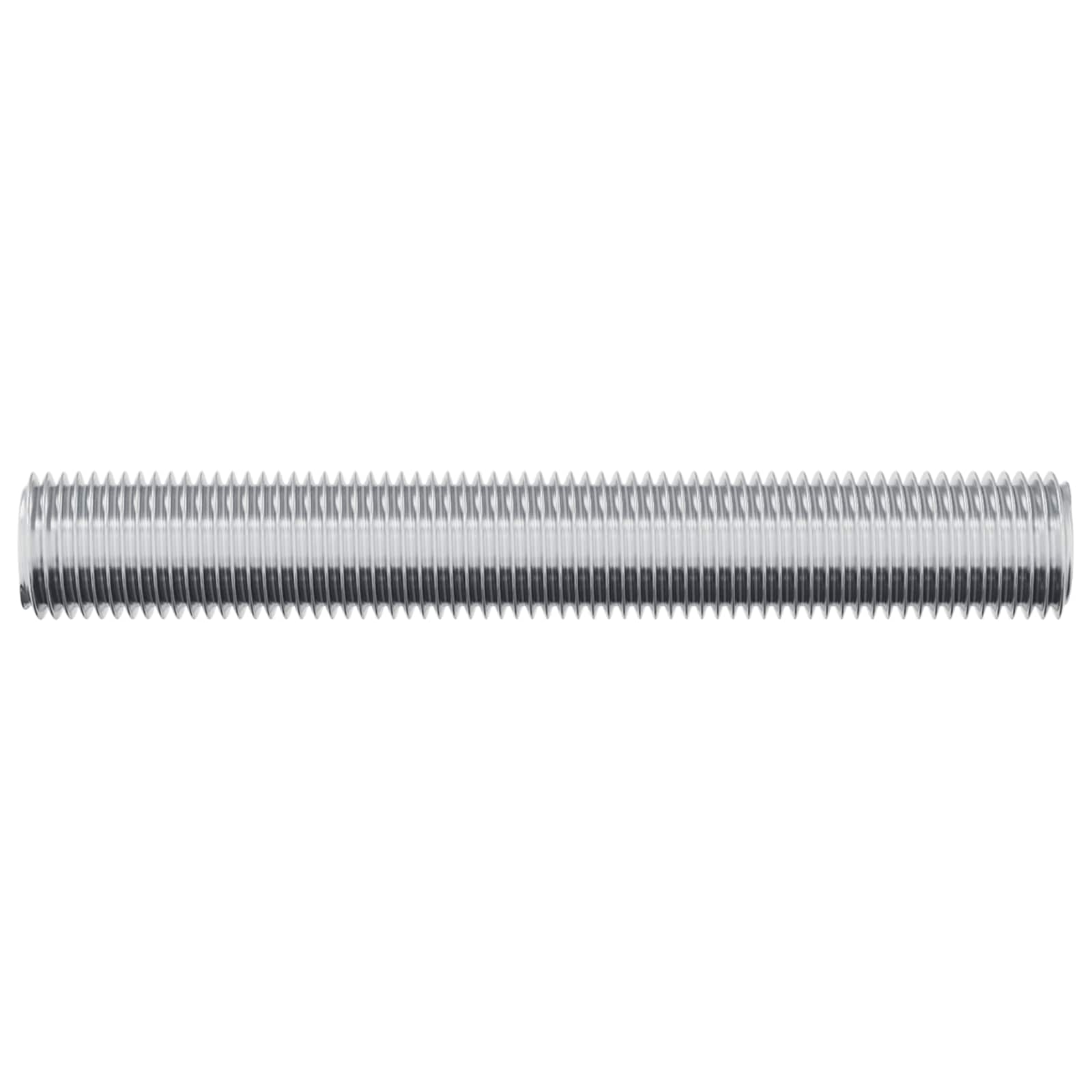 Navojni štap 2 pcs Srebrno 8 x 55 mm Čelik
