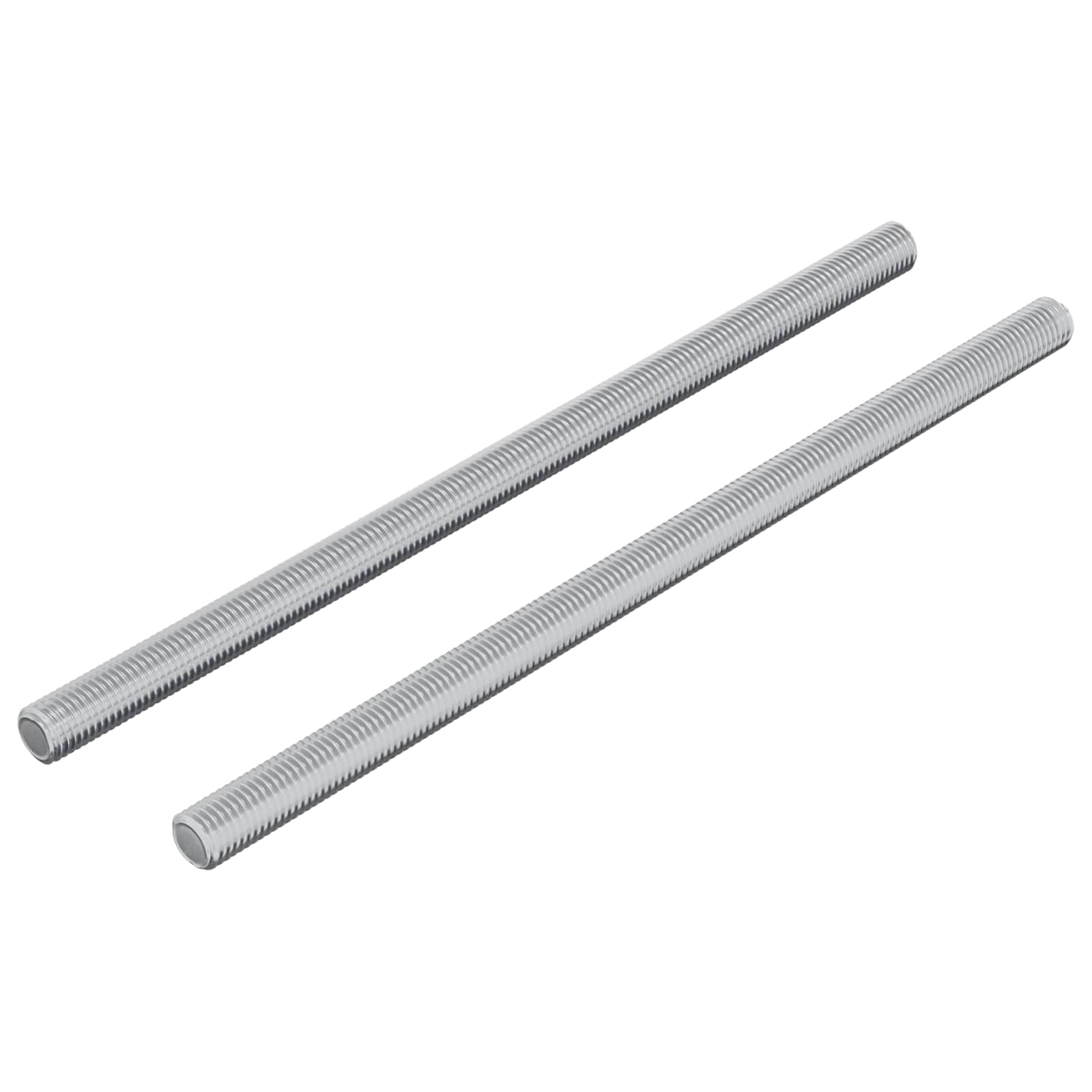 Navojni štapovi 2 pcs Srebrno M6 x 120 mm Metal