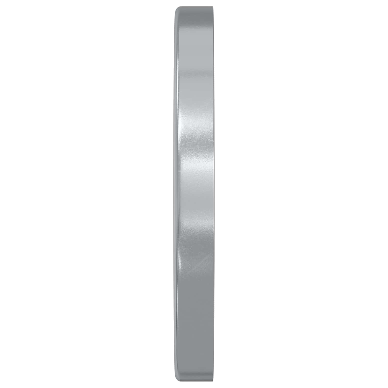 Podlošci 2 pcs Srebrno 10 x 10 x 1,2 mm Čelik