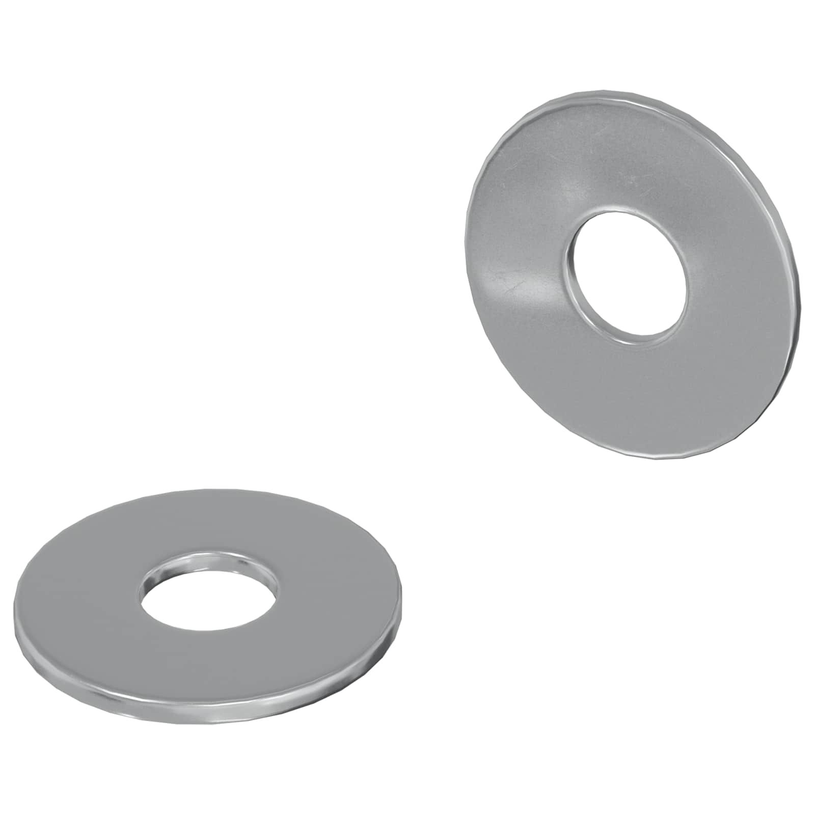 Podlošci 2 pcs Srebrno 18 x 18 x 1,2 mm Željezo