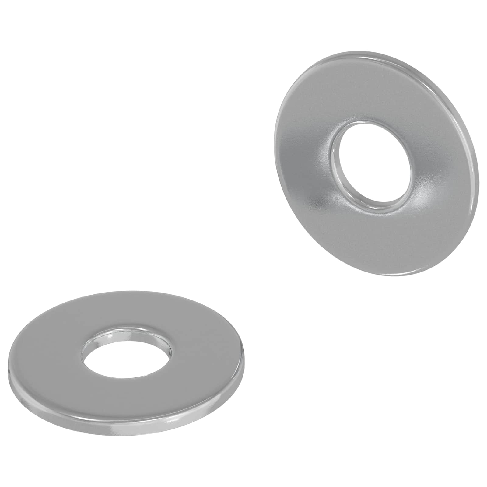 Podlošci 2 pcs Srebrno 12 x 12 x 1,2 cm Željezo