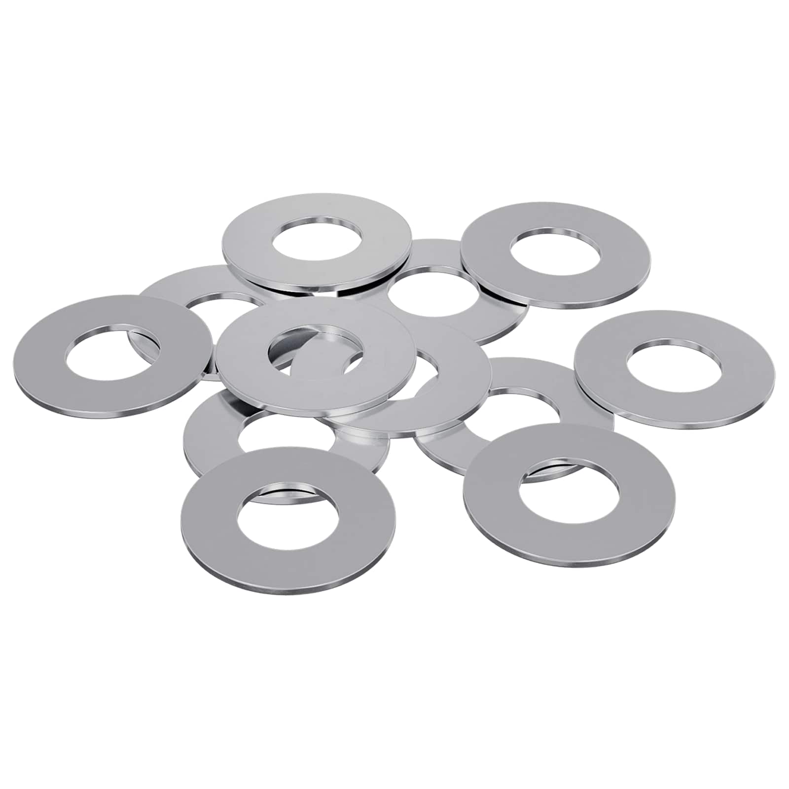 Podlošci 12 pcs Srebrno 16 x 16 x 1,5 cm Željezo