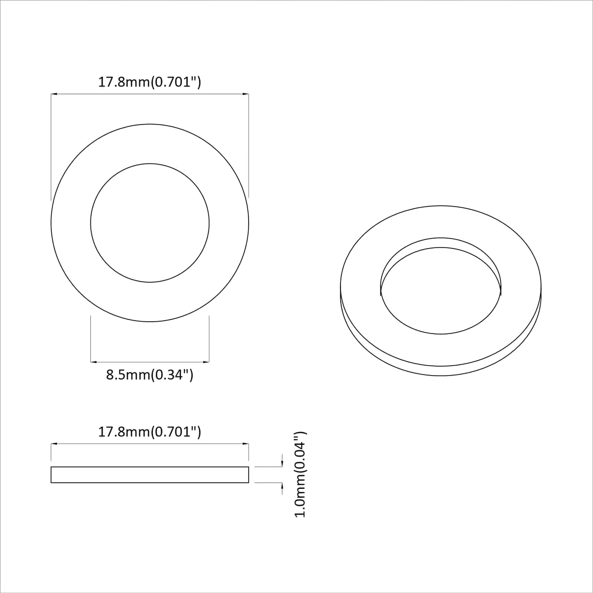 Podlošci 11842 pcs Srebrno Željezo