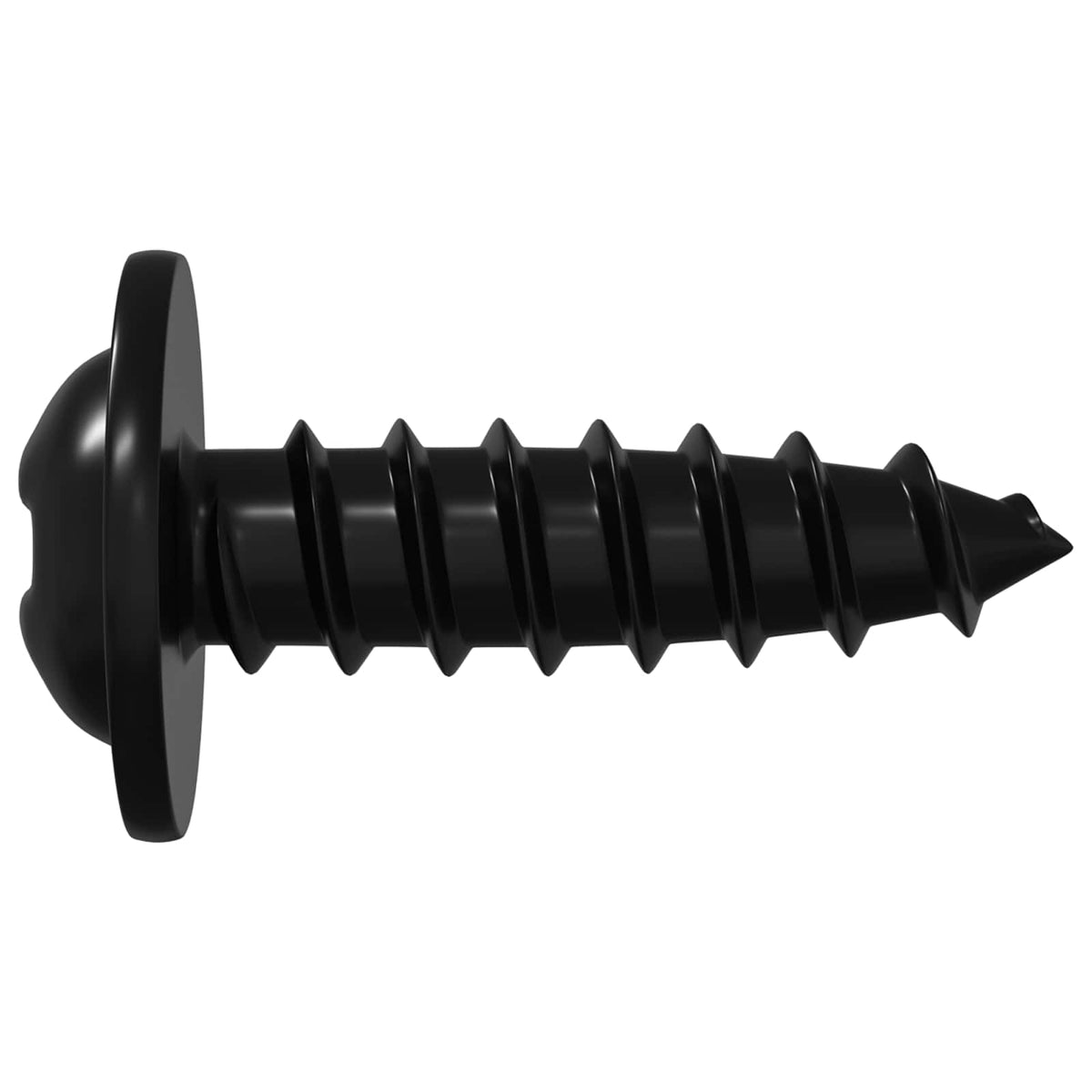 Samoupravni čavao 2 pcs Crna 3,5 x 12 mm Željezo