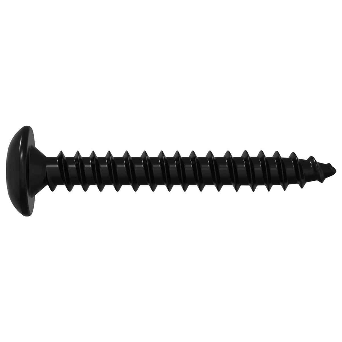Čavao s Navojem 12 pcs Crna M4 x 28 mm Čelik