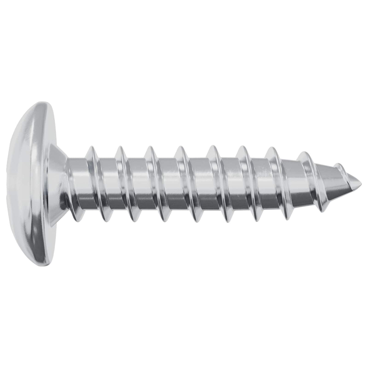 Vijak 2 pcs Srebrno M4 x 16 mm Čelik