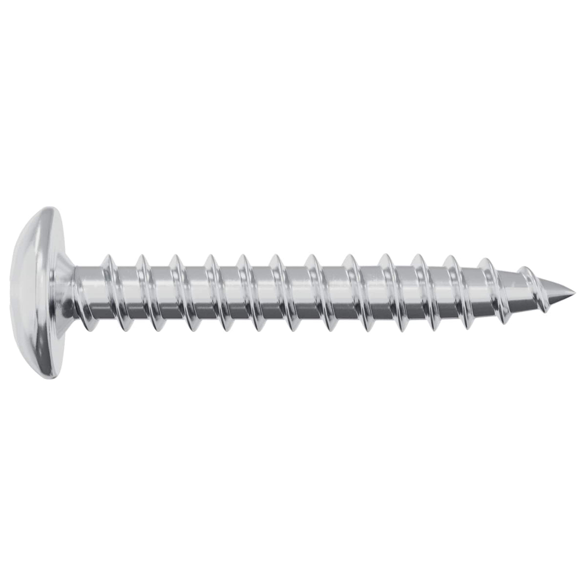Drvene vijake 2 pcs Srebrno M4 x 25 mm Čelik