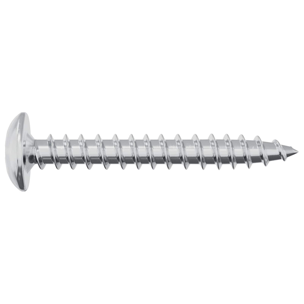 Drvene vijake 2 pcs Srebrno M4 x 28 mm Čelik