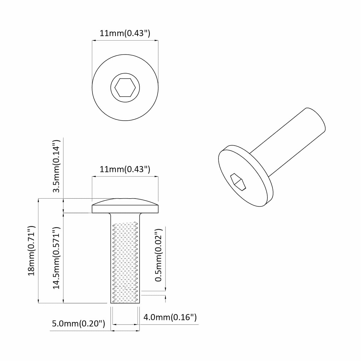 Matične Cijevi 8451 pcs Crna Metal