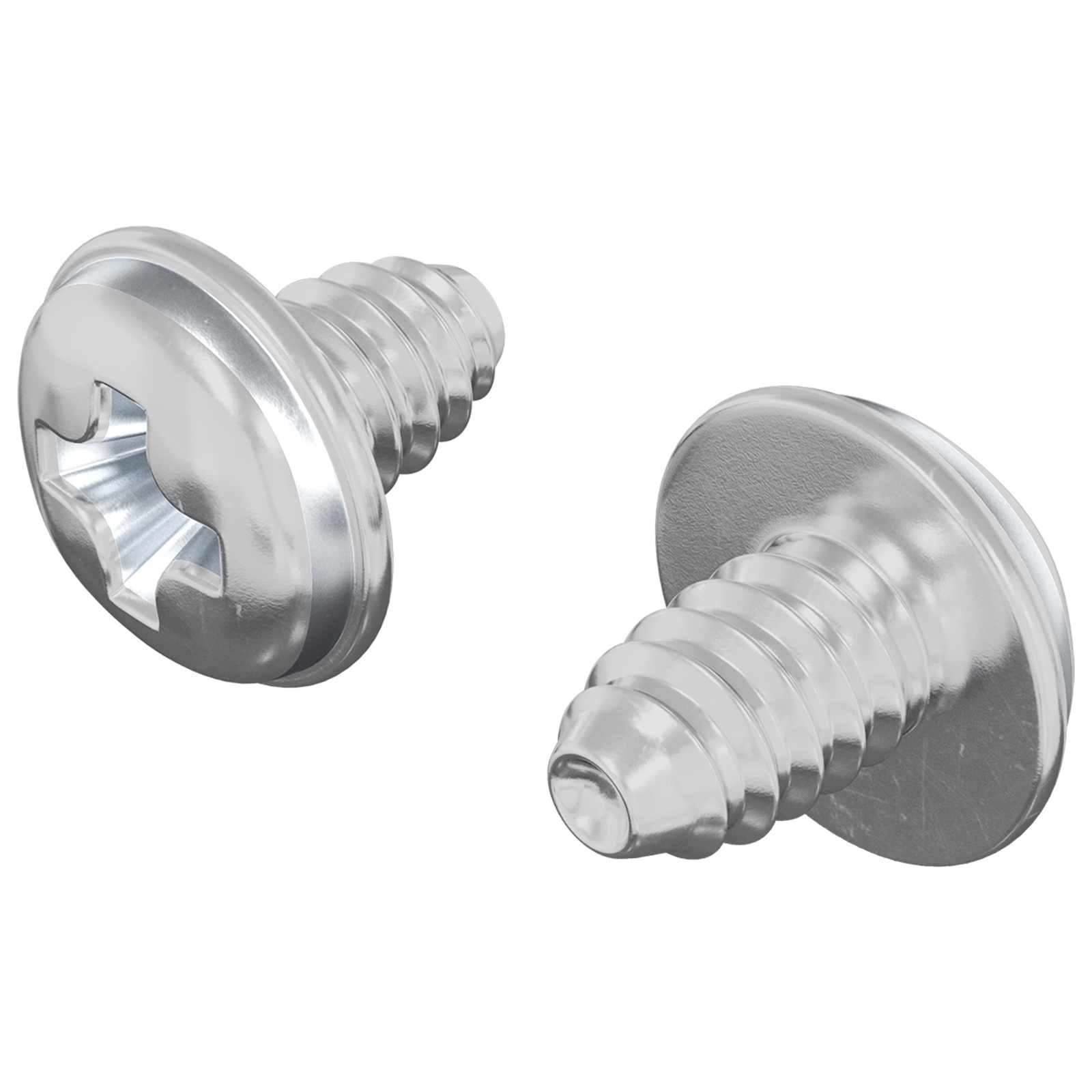 Zaključni vijci 2 pcs Srebrno M4 x 5 mm Željezo