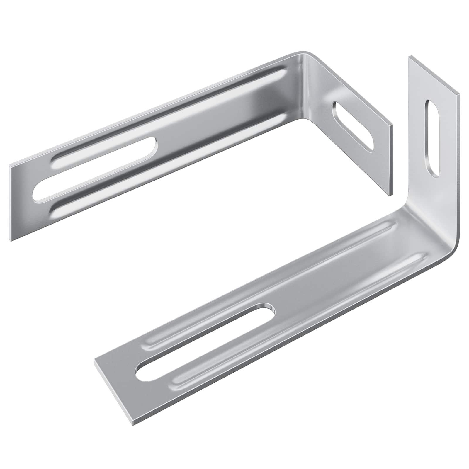 Nosač protiv prevrtanja 2 pcs Srebrno 74,5 x 15 x 32 mm Željezo