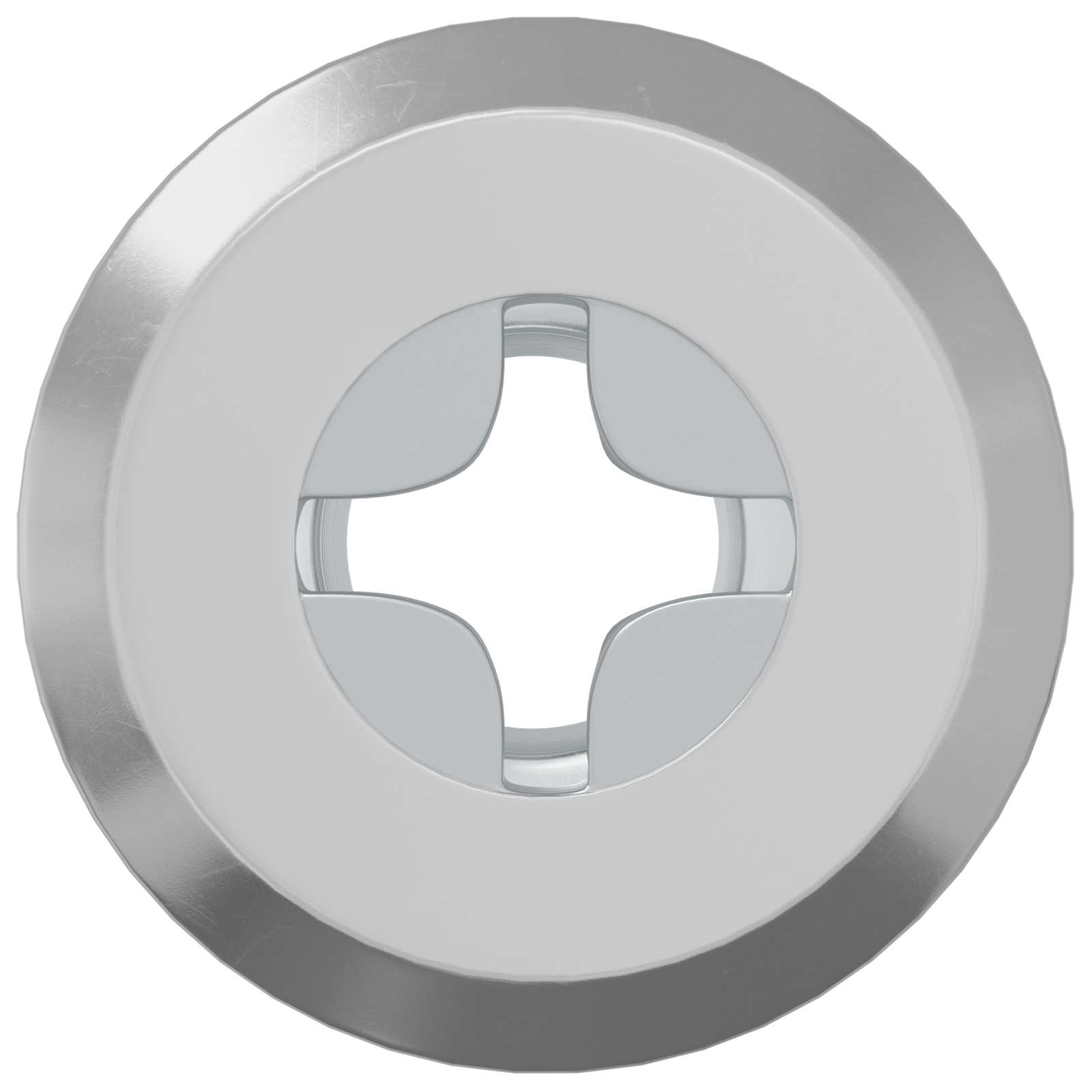Sigurnosna matica 12 pcs Srebrno M6 x 15 mm Čelik