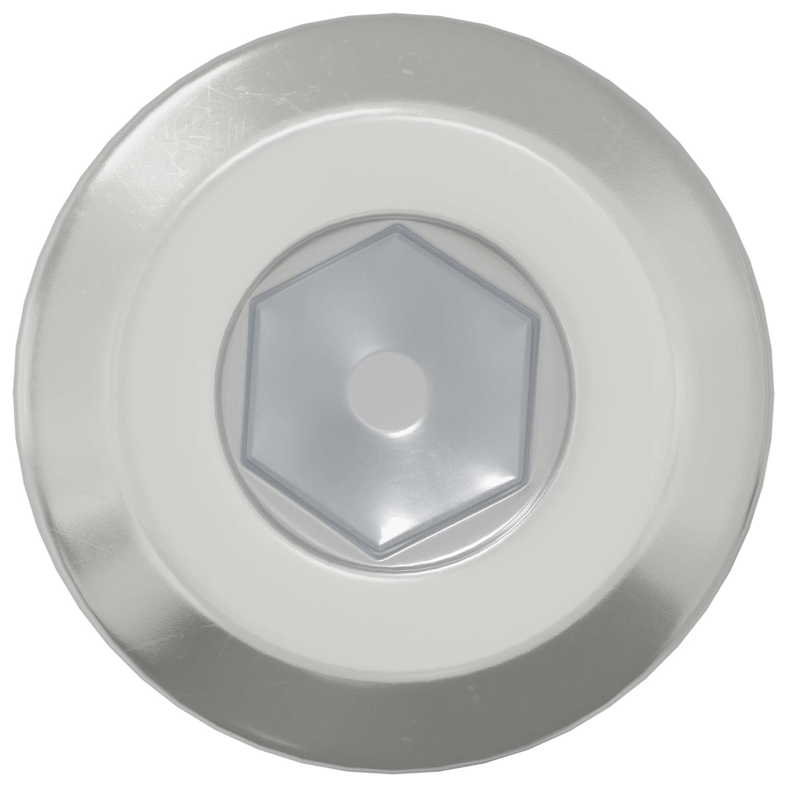 Vijak s plastičnom glavom 2 pcs Srebrno M6 x 15 mm Čelik