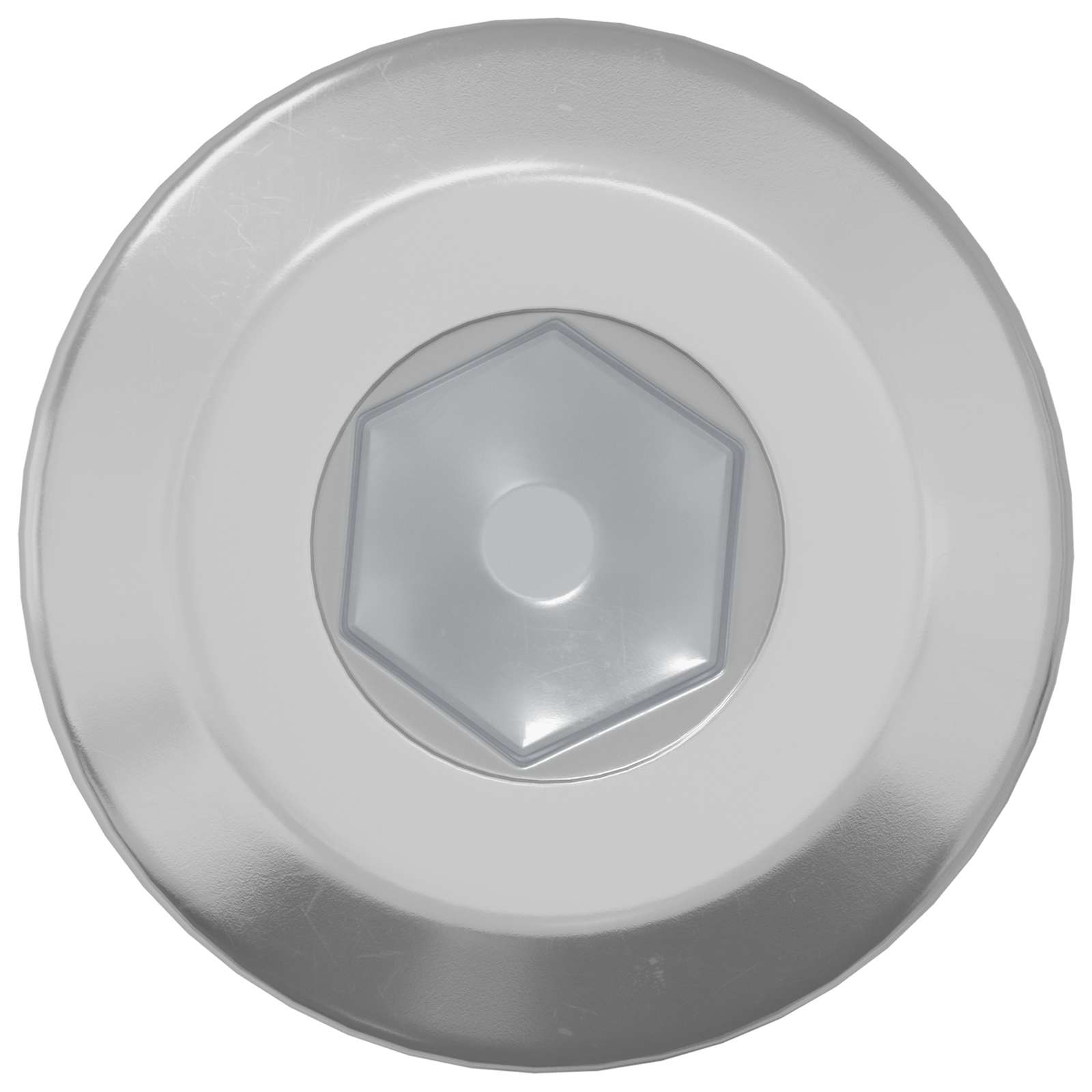 Vijak s plastičnom glavom 2 pcs Srebrno M6 x 30 mm Čelik